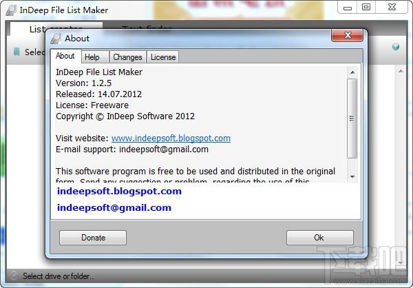 InDeep File List Maker,InDeep File List Maker下载,文件列表工具