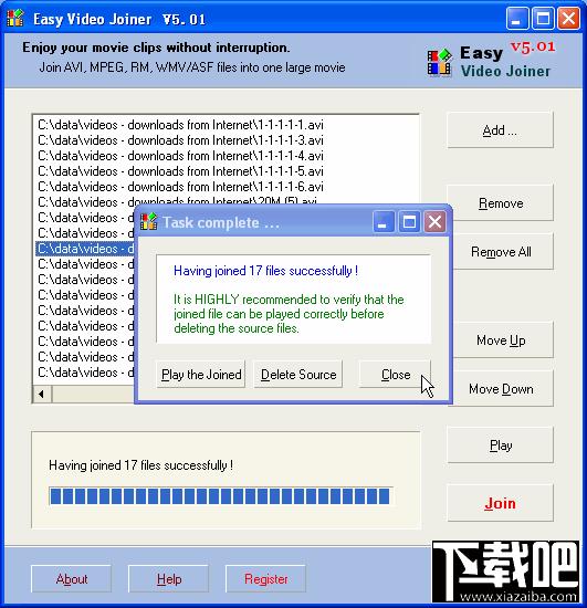 Easy Video Joiner,Easy Video Joiner下载,Easy Video,RM影片合并工具